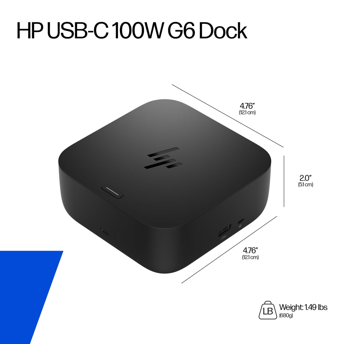 HP USB-C 100W G6 Dock – product view 5 | SeeMyMails Marketplace