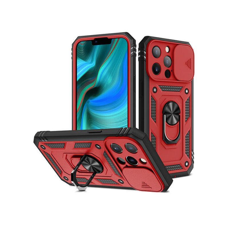Red Shockproof Ring Case For Iphone 13 Pro Max 12 Pro Max Mini 11 Pro Max