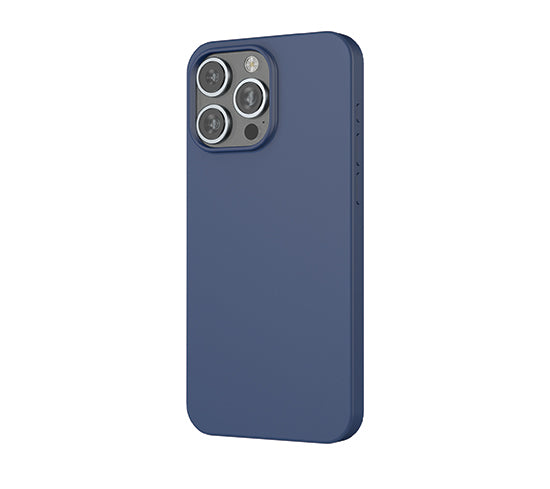 Coque silicone MagSafe iPhone 16 Pro Max Bleu