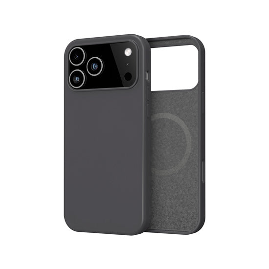 Coque silicone MagSafe iPhone 18 Pro Max / 17 Pro Max Noir