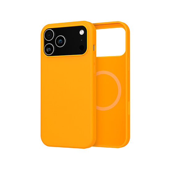 Coque silicone MagSafe iPhone 18 Pro Max / 17 Pro Max Orange