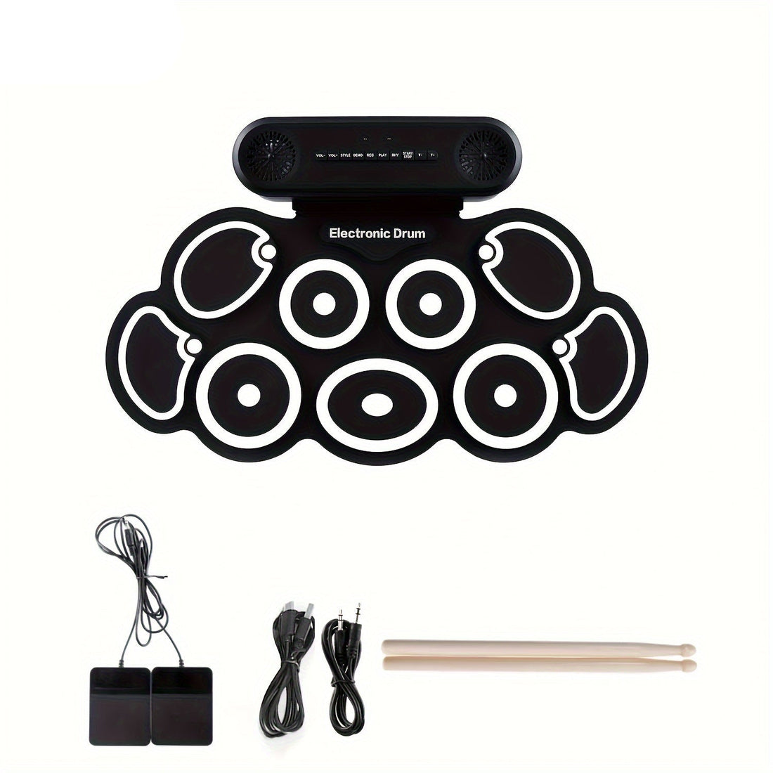 NNETM Electronic Drum Set with 9 Pads &amp; Speakers – product image 2 | SeeMyMails Marketplace