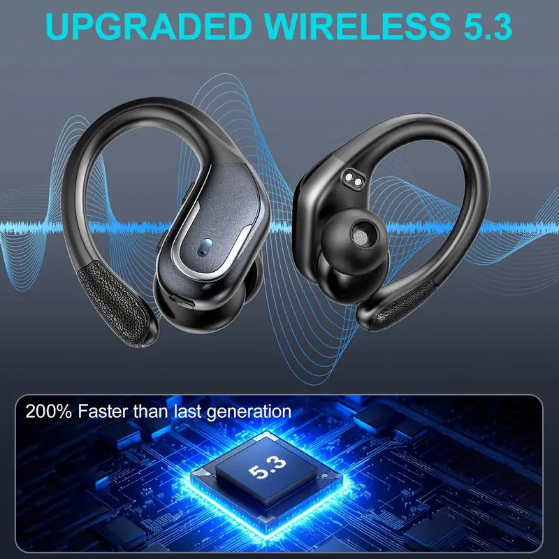 90H Wireless 5.3 Earbuds with ENC Noise Cancelling Mic – product view 2 | SeeMyMails Marketplace