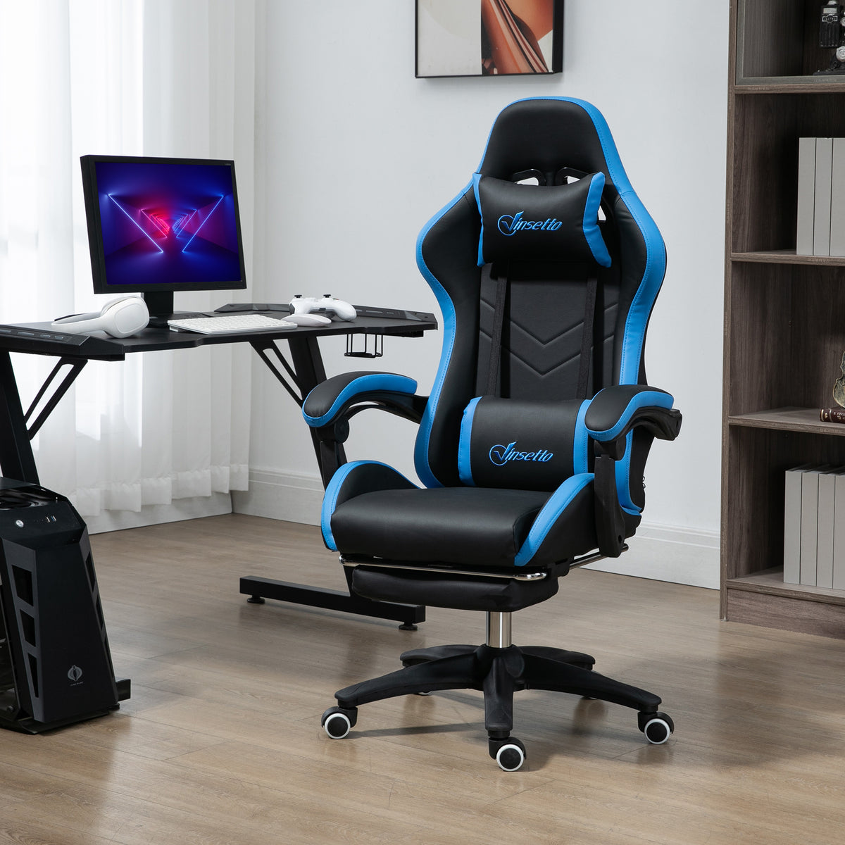 Chaise gaming fauteuil gaming ergonomique avec dossier inclinable à 135° et soutien lombaire, 65 x 6 – product view 3 | SeeMyMails Marketplace
