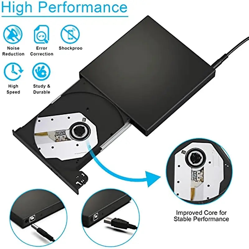 Empower Your Data Arsenal with Our External CD DVD Drive – product view 3 | SeeMyMails Marketplace