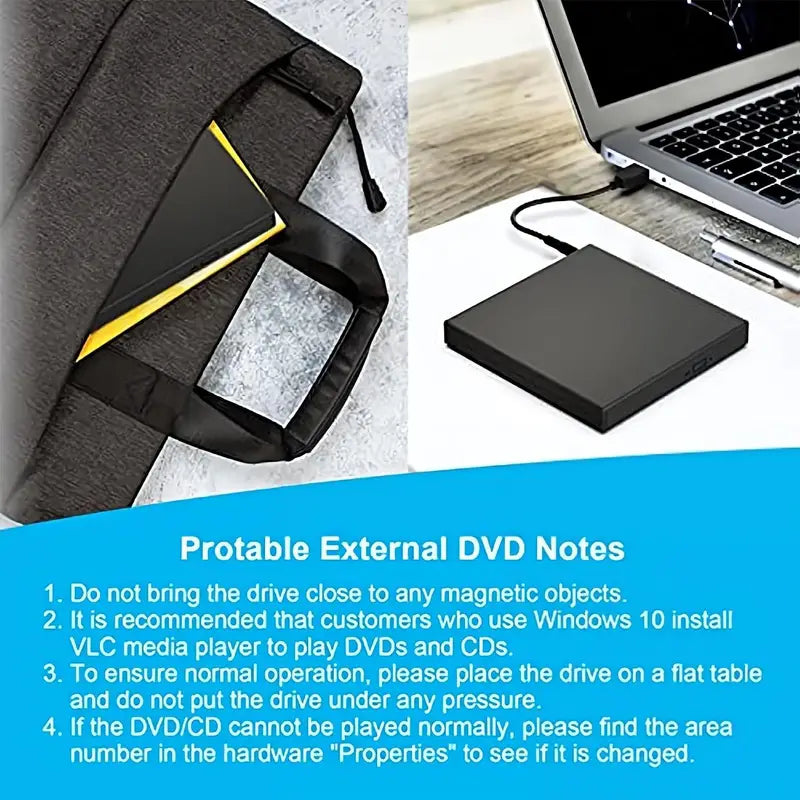Empower Your Data Arsenal with Our External CD DVD Drive | SeeMyMails Marketplace