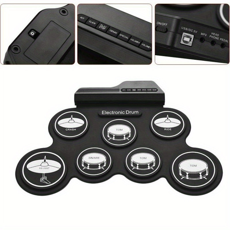 Foldable USB Electronic Drum Set with Pads – product image 5 | SeeMyMails Marketplace