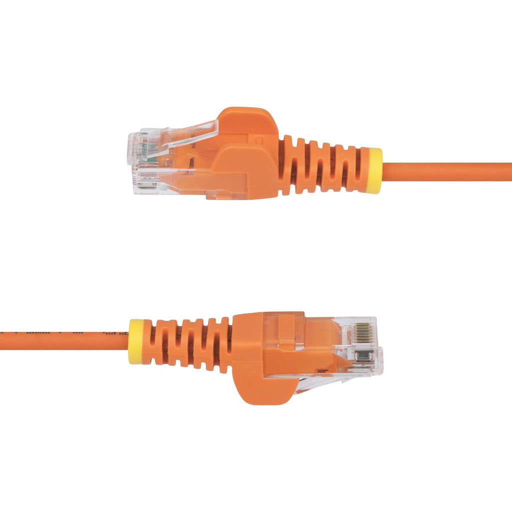 Star Tech 15m Orange Slim CAT6 Ethernet Cable, Snagless, 100W PoE, UTP, LSZH, 28AWG Pure Bare Copper – product view 4 | SeeMyMails Marketplace