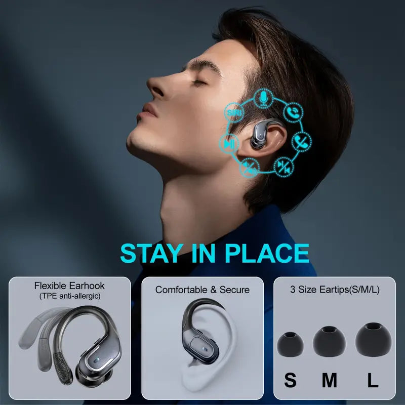 90H Wireless 5.3 Earbuds with ENC Noise Cancelling Mic – product view 3 | SeeMyMails Marketplace