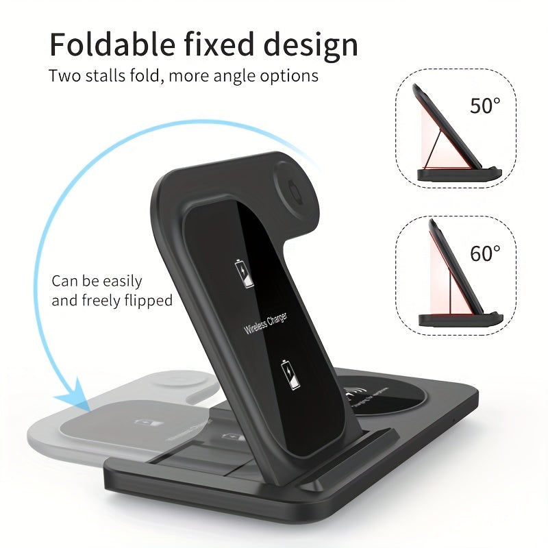 3-in-1 Fast Wireless Charger for iPhone & Apple Devices – product view 3 | SeeMyMails Marketplace