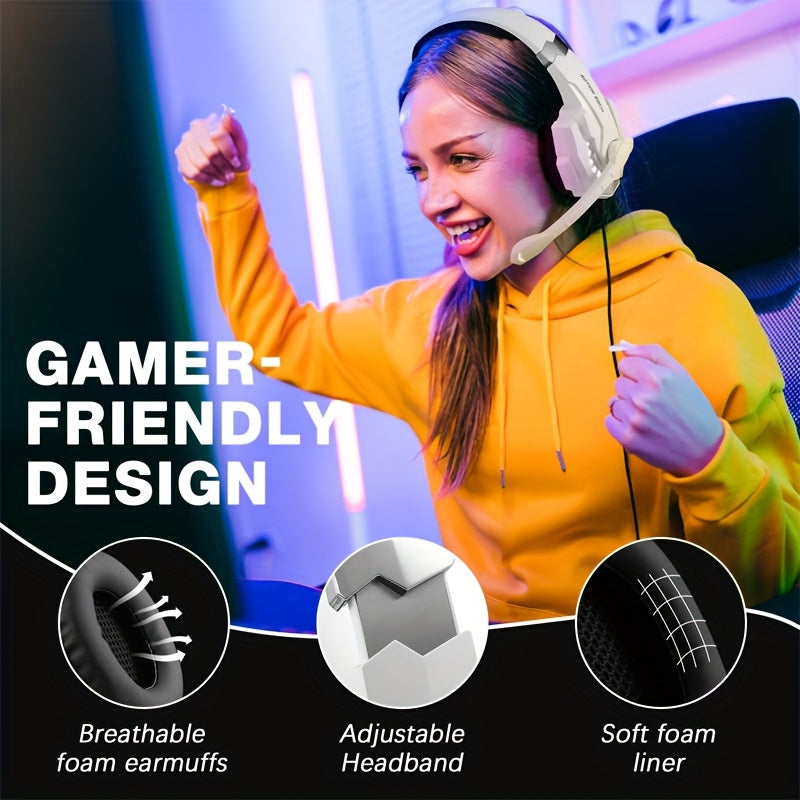 Gaming Headset with Mic LED for PS4 PS5 Xbox – product image 3 | SeeMyMails Marketplace
