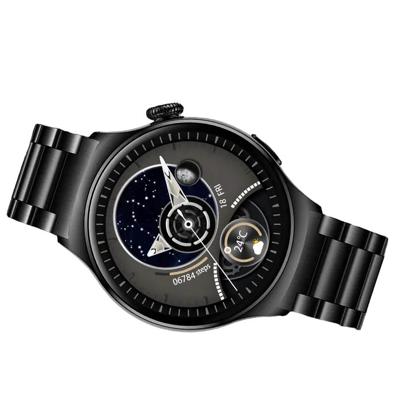 Smart Watch Big Screen Custom Dial Answer Call Fitness Tracker Sport Smart Watch For Men - Black – product image 3 | SeeMyMails Marketplace