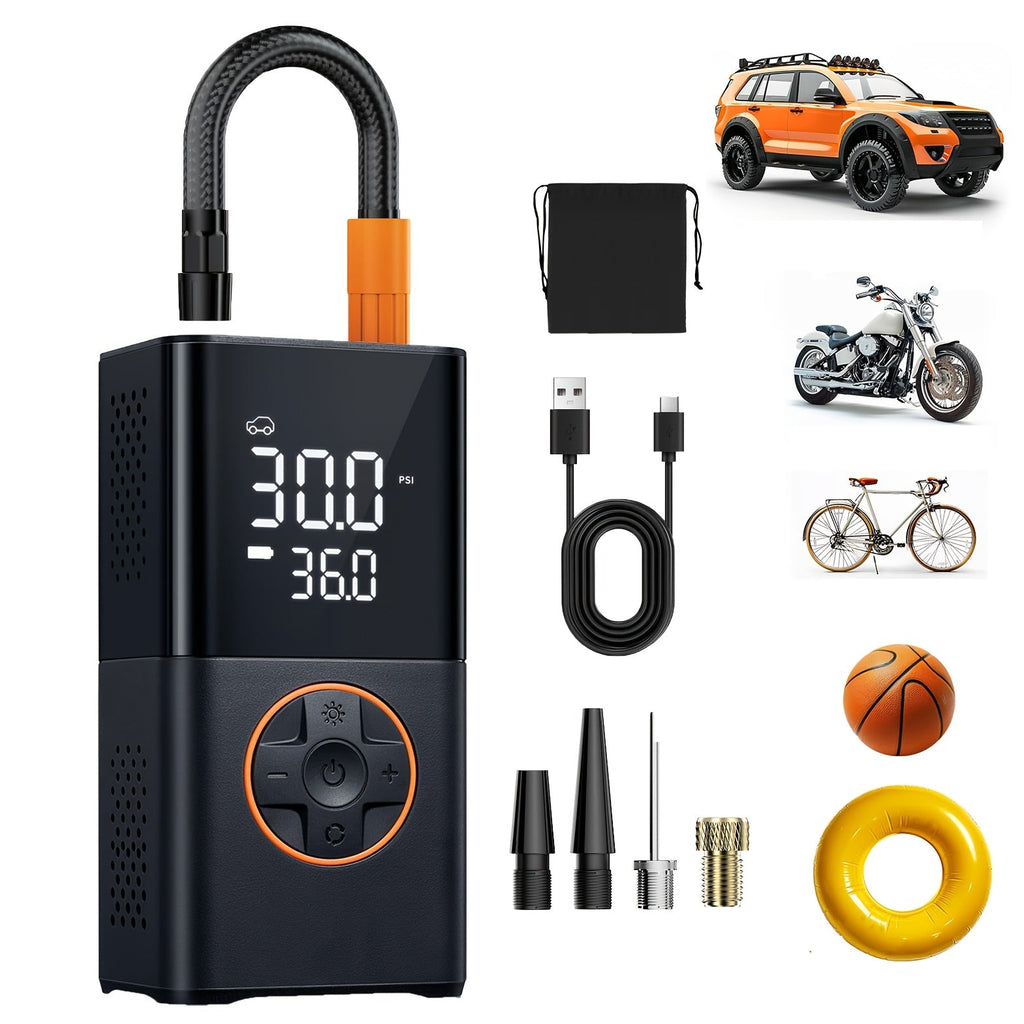 Portable Tire Inflator with Dual Screen – product image 2 | SeeMyMails Marketplace