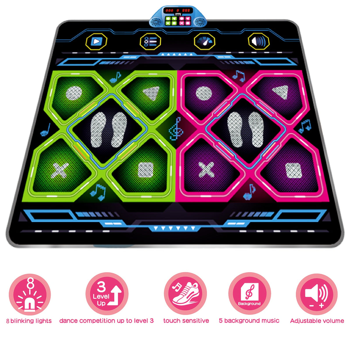 Double Electronic Dance Mat for Kids and Adults – product image 3 | SeeMyMails Marketplace