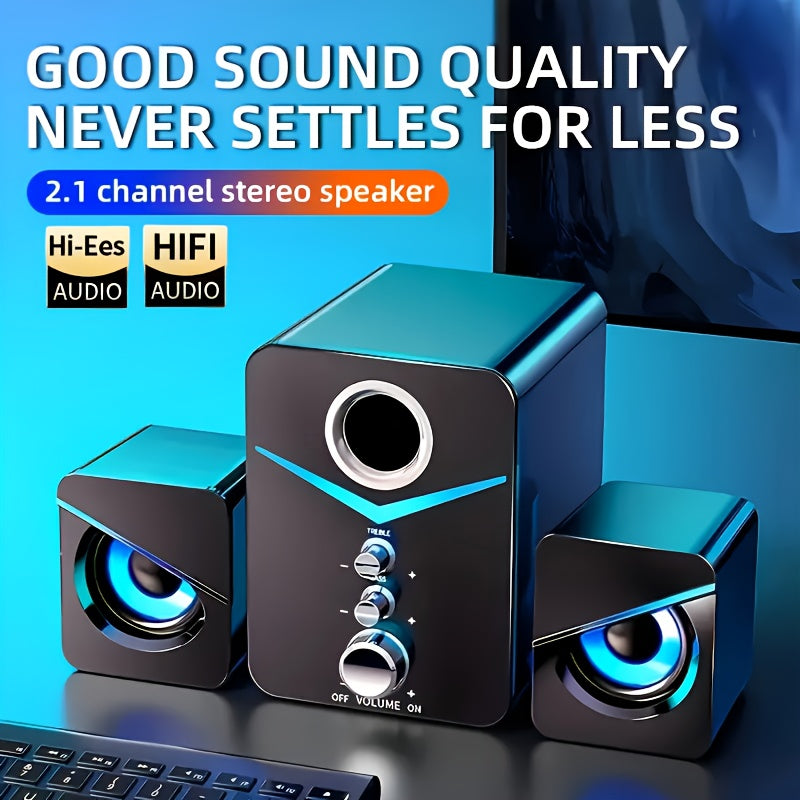 NNETM 9D Surround Sound 2.1 Channel USB Speakers – product image 2 | SeeMyMails Marketplace