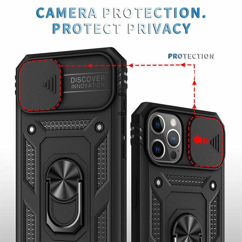 Red Shockproof Ring Case For Iphone 13 Pro Max 12 Pro Max Mini 11 Pro Max