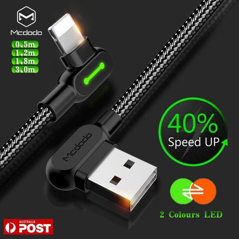 Mcdodo Fast Usb Cable Heavy Duty Charging Syn Charger Iphone 90 Degree Angle | SeeMyMails Marketplace