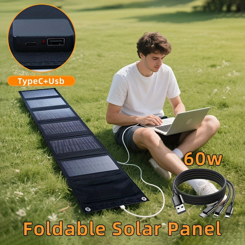 NNETM Foldable 60W Portable Solar Charging Panel – product image 2 | SeeMyMails Marketplace