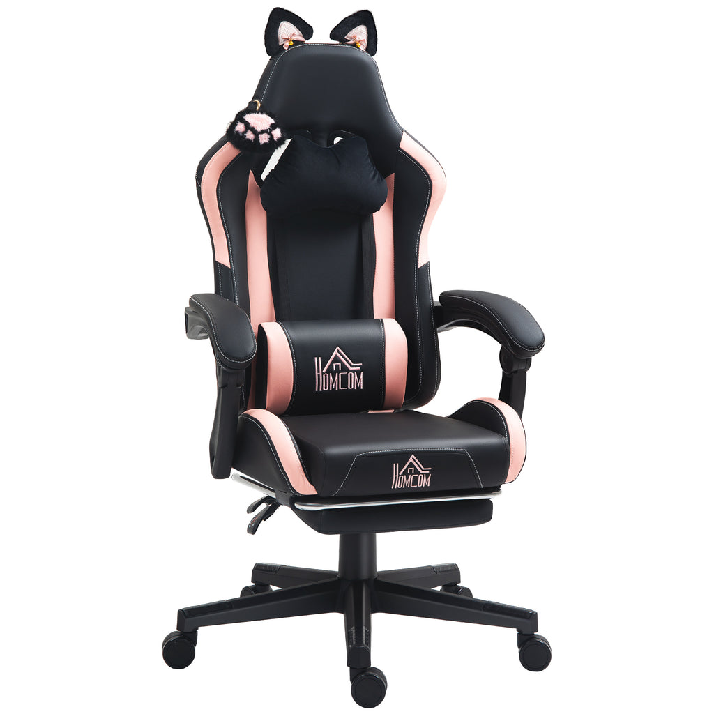 Chaise gaming ergonomique avec Oreilles de Chat, fauteuil gamer avec dossier inclinable, 65 x 62 x 1 – product view 4 | SeeMyMails Marketplace
