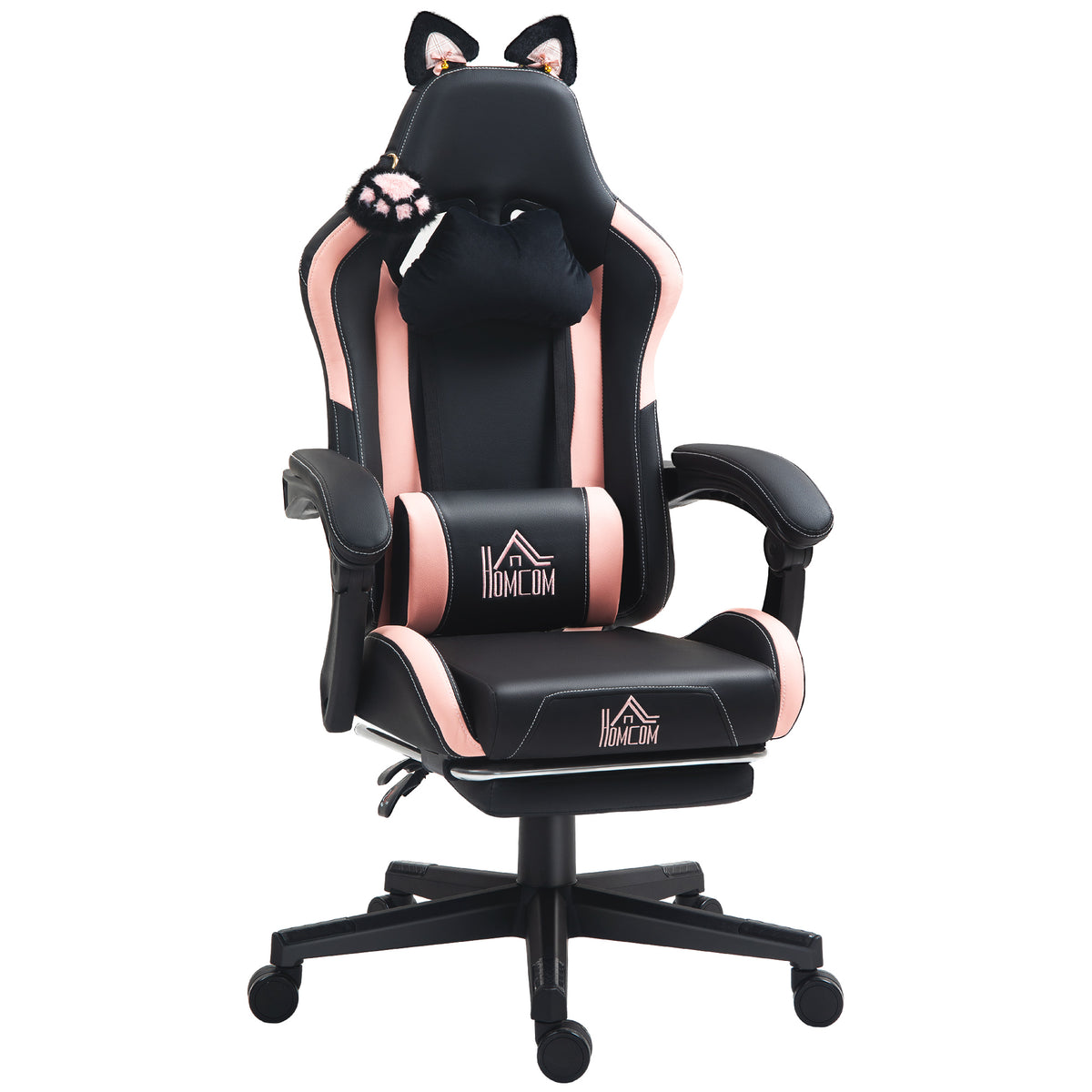 Chaise gaming ergonomique avec Oreilles de Chat, fauteuil gamer avec dossier inclinable, 65 x 62 x 1 – product view 4 | SeeMyMails Marketplace