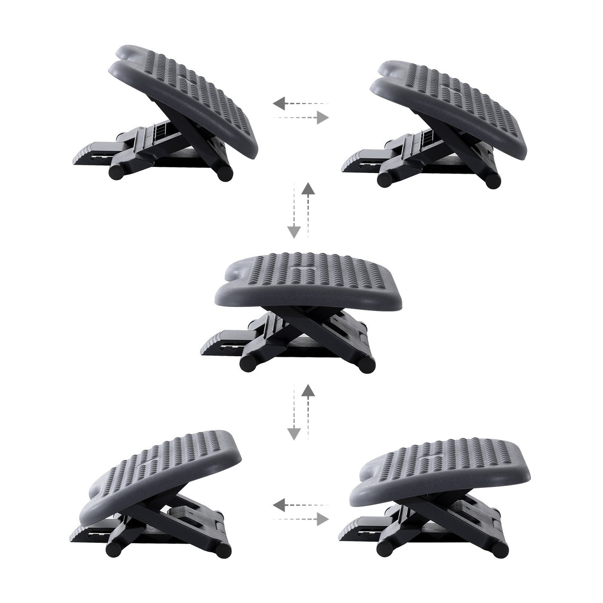 Repose-pieds de bureau, repose-pieds ergonomique, angle ajustable 30°, hauteur ajustable à 3 positio – product image 6 | SeeMyMails Marketplace