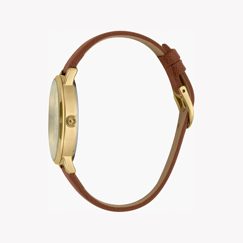 Just Cavalli Women's Brown Leather Watch, Champagne Dial | Jc1l117l0025 | SeeMyMails Marketplace