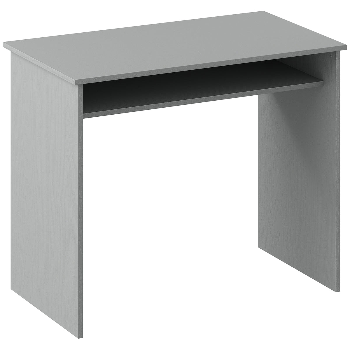 Bureau informatique sobre épuré compact avec 1 étagère, panneaux de particules, dim. 90l x 50P x 74H | SeeMyMails Marketplace