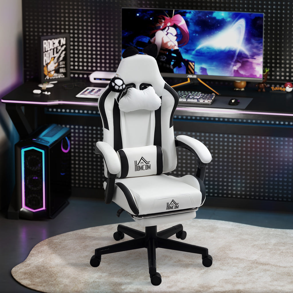 Chaise gaming ergonomique avec Oreilles de Chat, fauteuil gamer avec dossier inclinable, 65 x 62 x 1 – product view 8 | SeeMyMails Marketplace