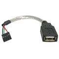 Star Tech 6in USB 2.0 Cable - USB A Female to USB Motherboard 4 Pin Header F/F | SeeMyMails Marketplace