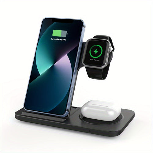 3-in-1 Fast Wireless Charger for iPhone & Apple Devices | SeeMyMails Marketplace