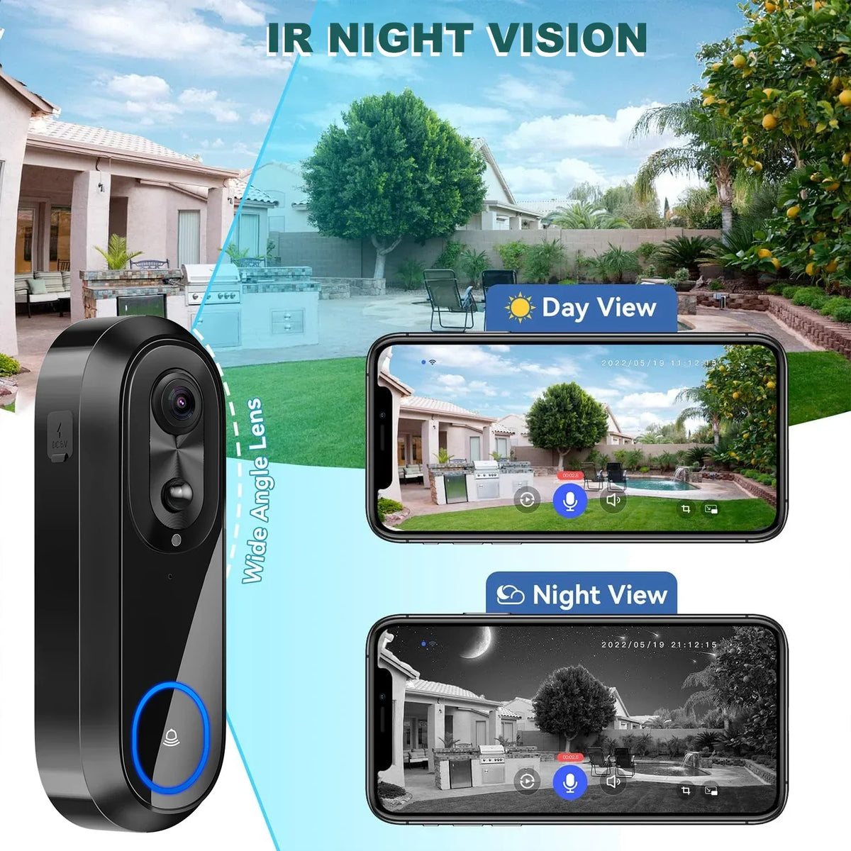 WiFi Video Doorbell Smart Camera (1080P) – product view 4 | SeeMyMails Marketplace
