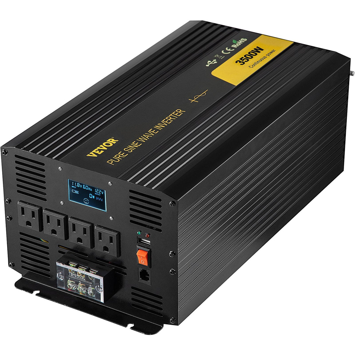 Pure Sine Wave Inverter 3500 Watt Power Inverter, DC 12V To AC 120V – product image 3 | SeeMyMails Marketplace