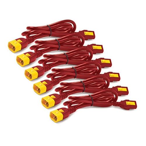 APC AP8706S-WWX340 power cable Red 1.83 m C13 coupler C14 coupler | SeeMyMails Marketplace