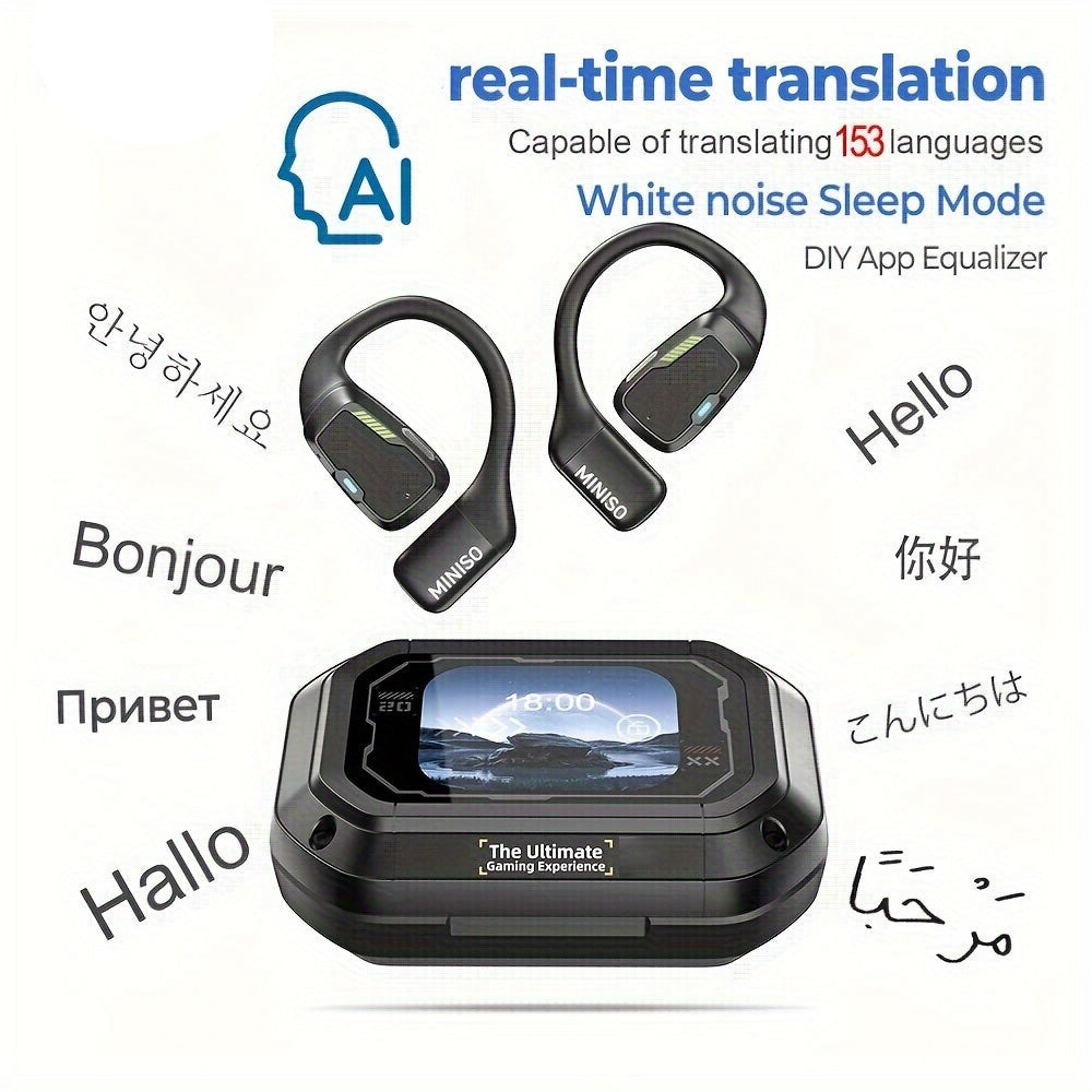 NNETM 3-in-1 AI Translator Wireless Earbuds with Mic – product view 3 | SeeMyMails Marketplace