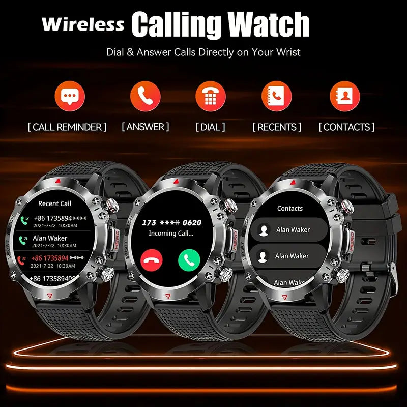 Smart Watch with Wireless Calls, 1.39" Round Screen, Multiple Sports Modes | SeeMyMails Marketplace
