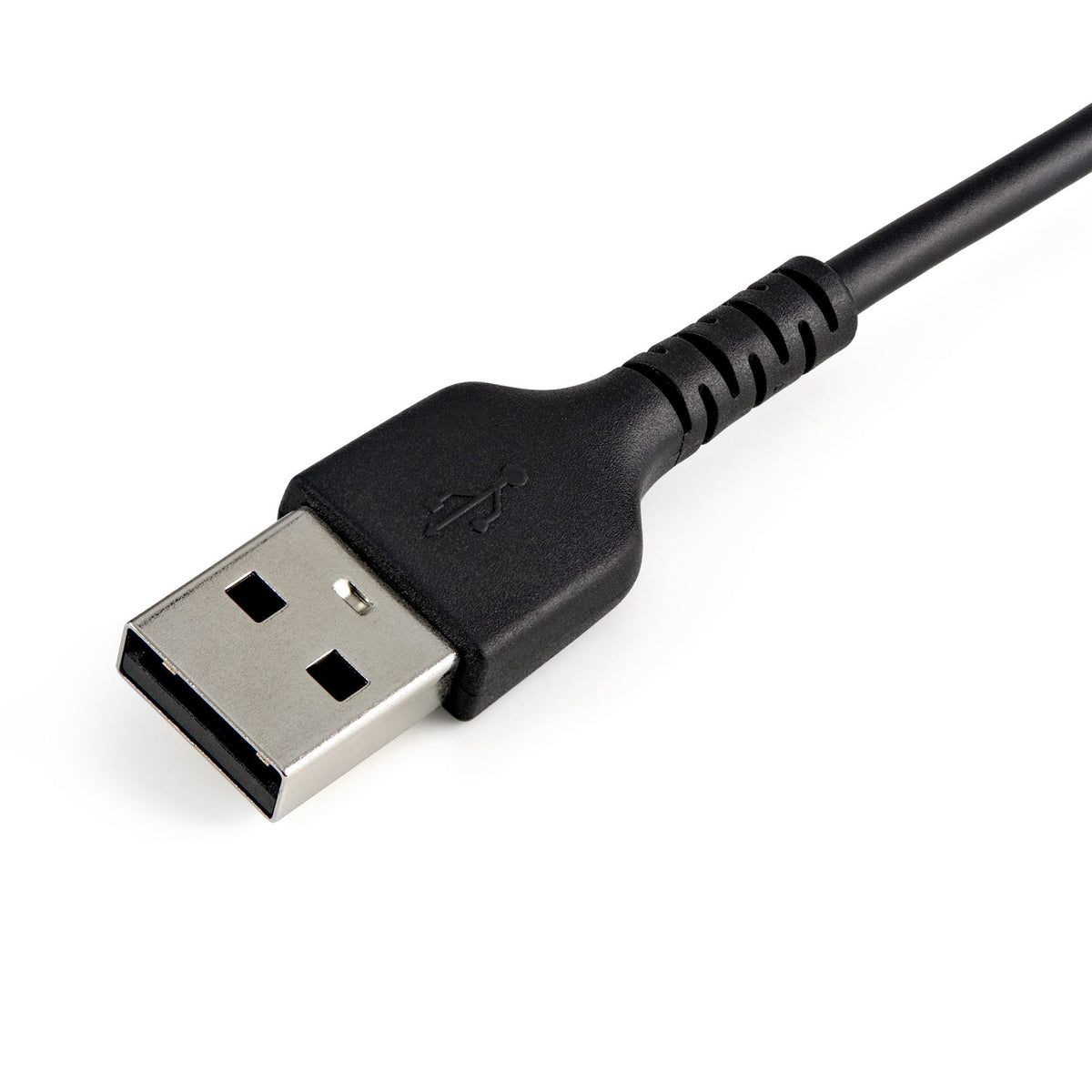 Star Tech 12inch (30cm) Durable Black USB-A to Lightning Cable - Heavy Duty Rugged Aramid Fiber USB  – product view 3 | SeeMyMails Marketplace