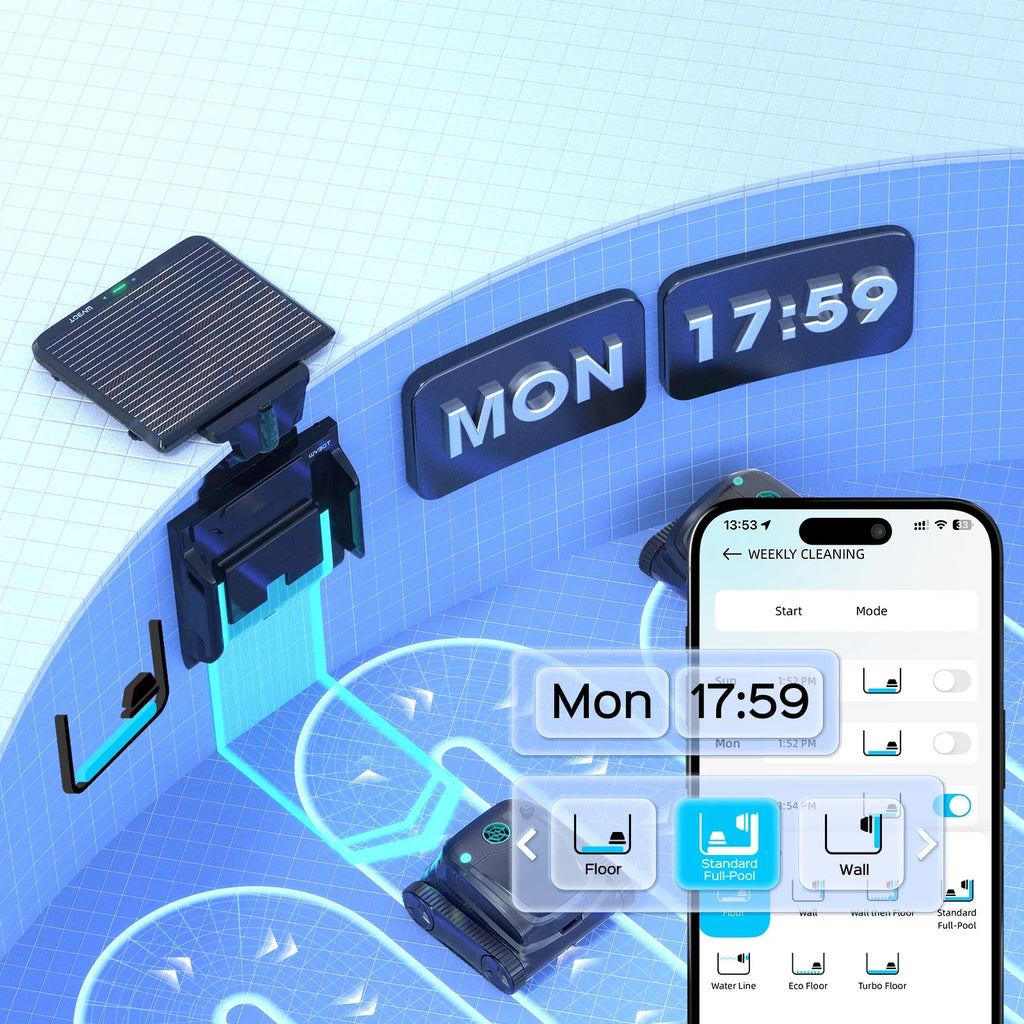 WYBOT S2 Solar Powered Robotic Pool Cleaner Self-Charging – product image 4 | SeeMyMails Marketplace