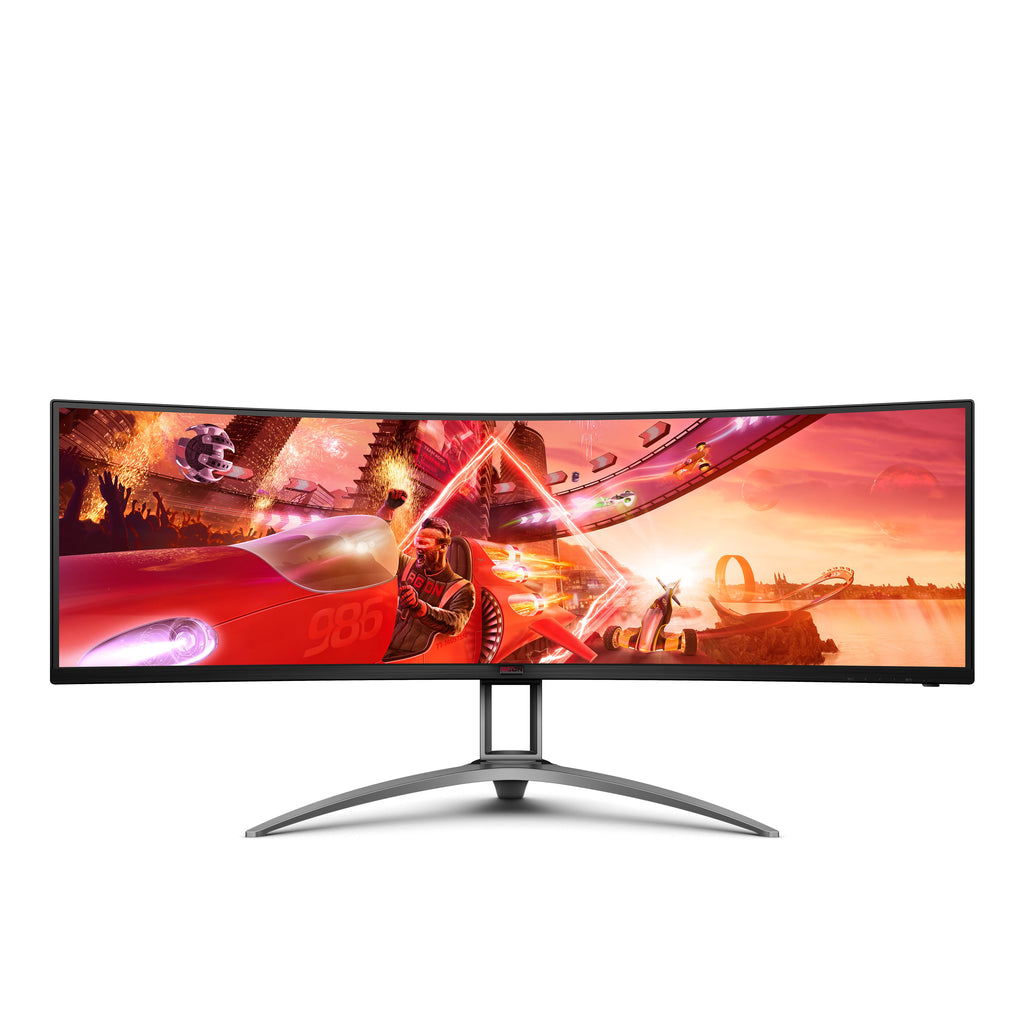 AOC B2 AG493UCX2 computer monitor 124 cm (48.8") 5120 x 1440 pixels Quad HD LED Black – product view 4 | SeeMyMails Marketplace