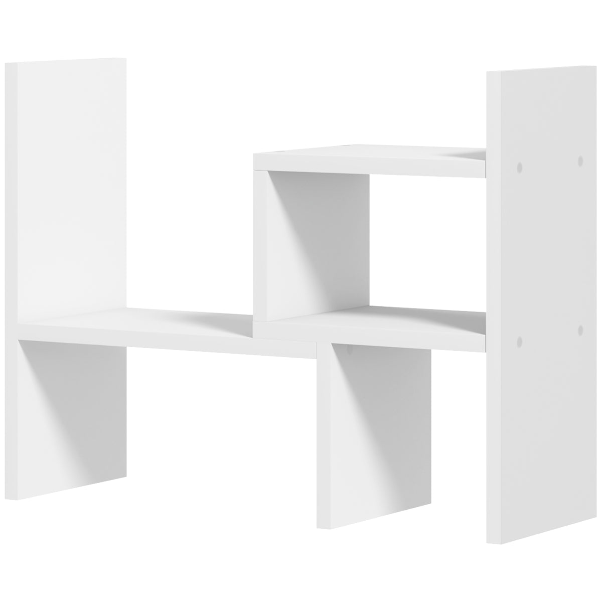 Étagère de bureau modulable, organisateur de bureau multifonctionnel, 2 pièces, MDF, blanc – product view 4 | SeeMyMails Marketplace