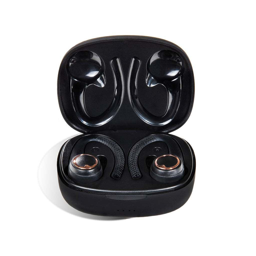 AIR Active 2.0 Matte Black Rose Gold Sport Earbuds (In Ear Wireless Headphones) – product image 4 | SeeMyMails Marketplace