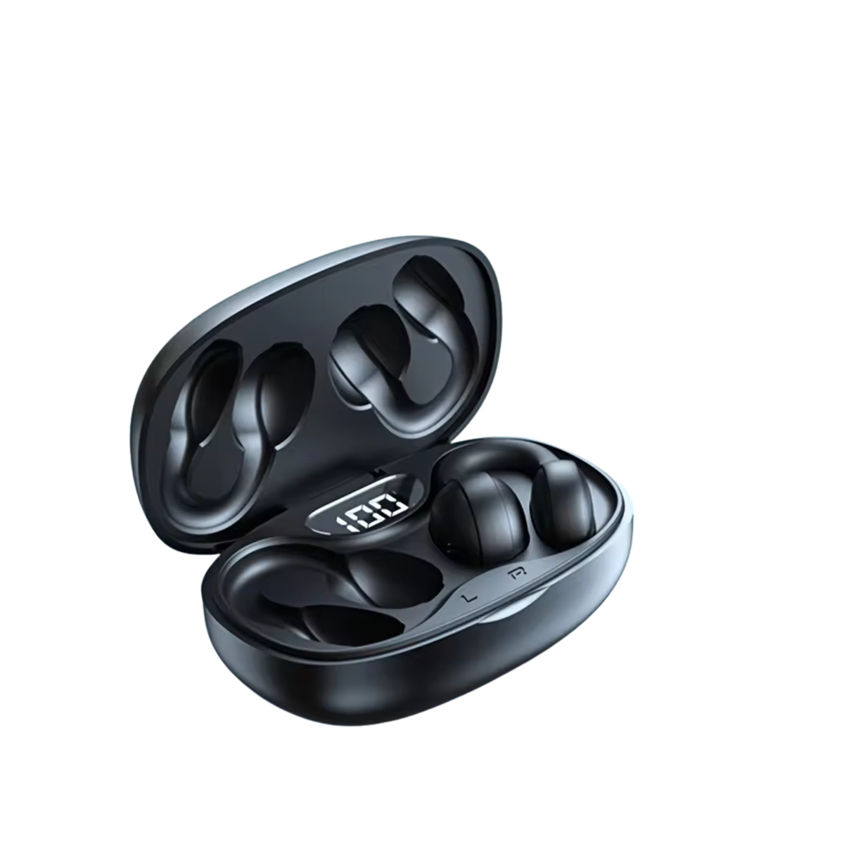 AIR Active 3.0 Matte Black Sport Earbuds (Open Ear True Wireless Headphones) – product image 5 | SeeMyMails Marketplace