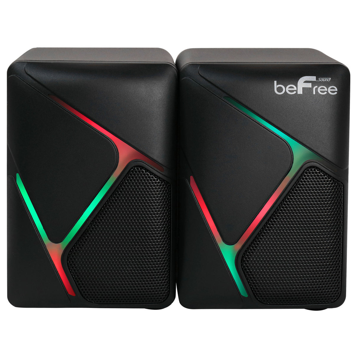 beFree Sound Dual Compact LED Gaming Speakers | SeeMyMails Marketplace