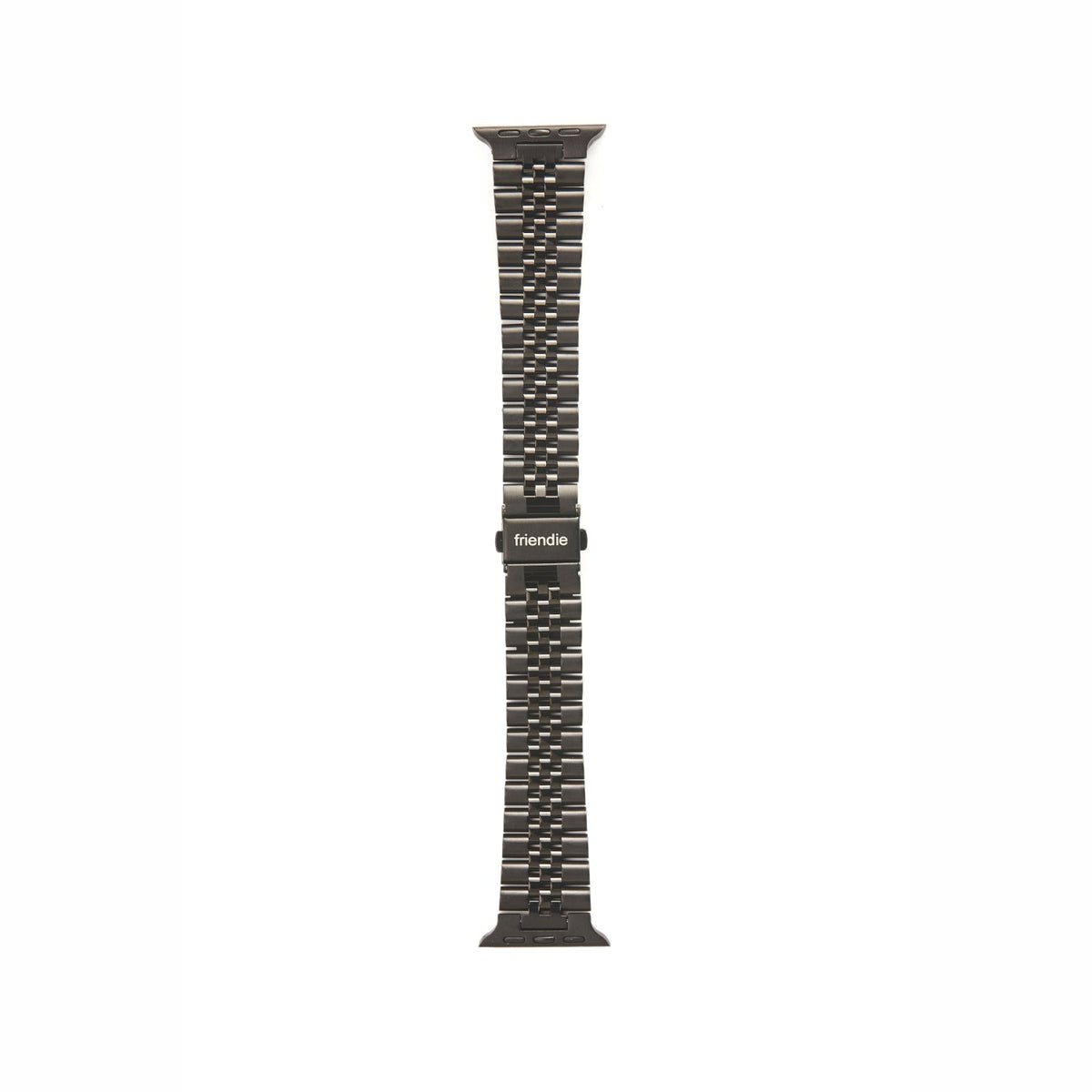 Stainless Steel Link Bracelet Band - The Perth in Black Small - Compatible with Apple Watch Size 38m – product image 4 | SeeMyMails Marketplace