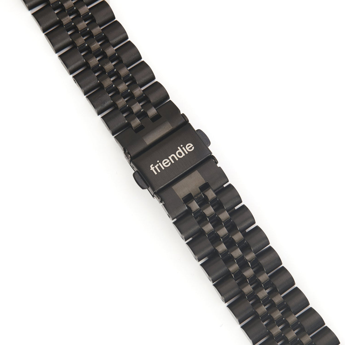 Stainless Steel Link Bracelet Band - The Perth in Black Small - Compatible with Apple Watch Size 38m | SeeMyMails Marketplace