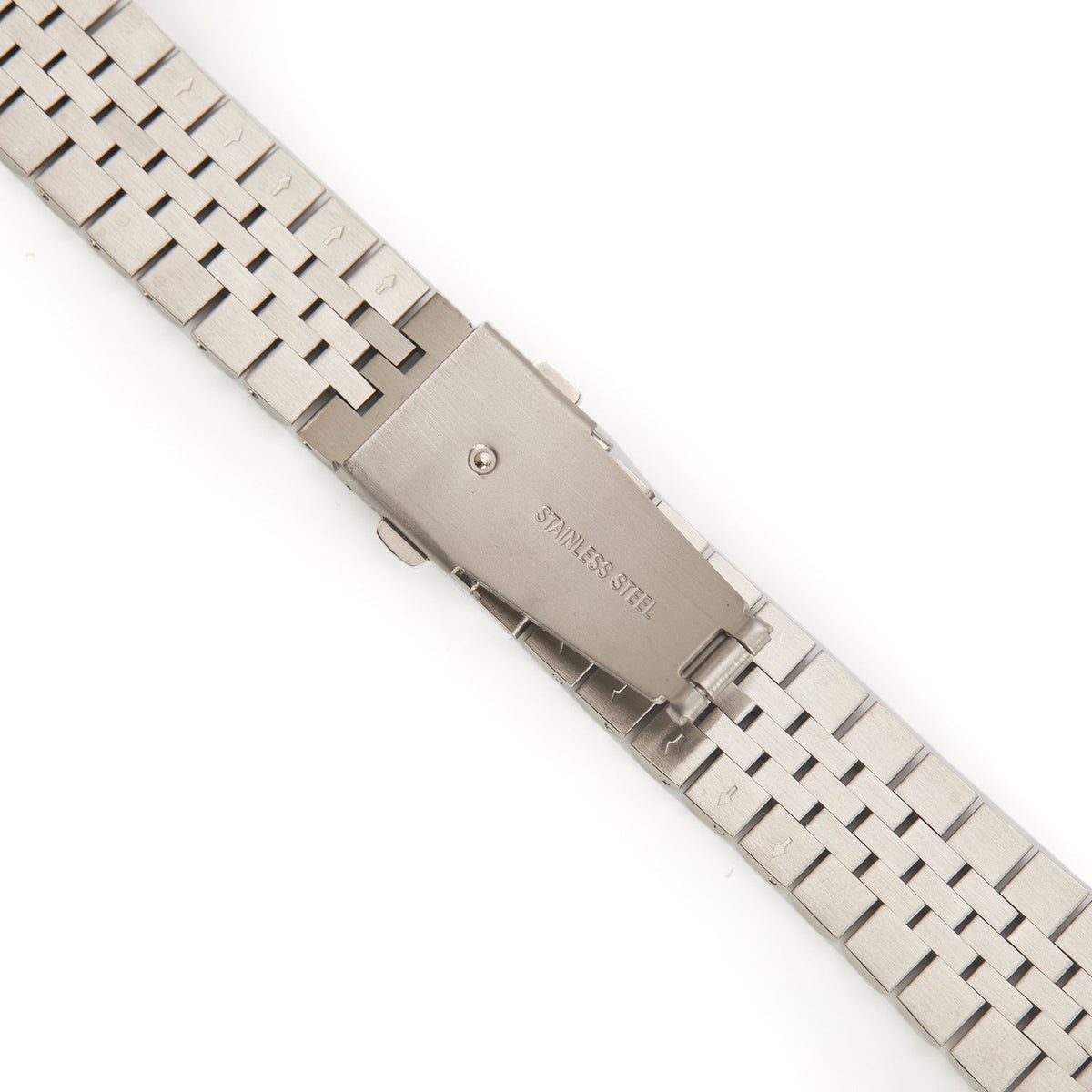 Stainless Steel Link Bracelet Band - The Perth in Silver Large - Compatible with Apple Watch Size 42 – product image 5 | SeeMyMails Marketplace