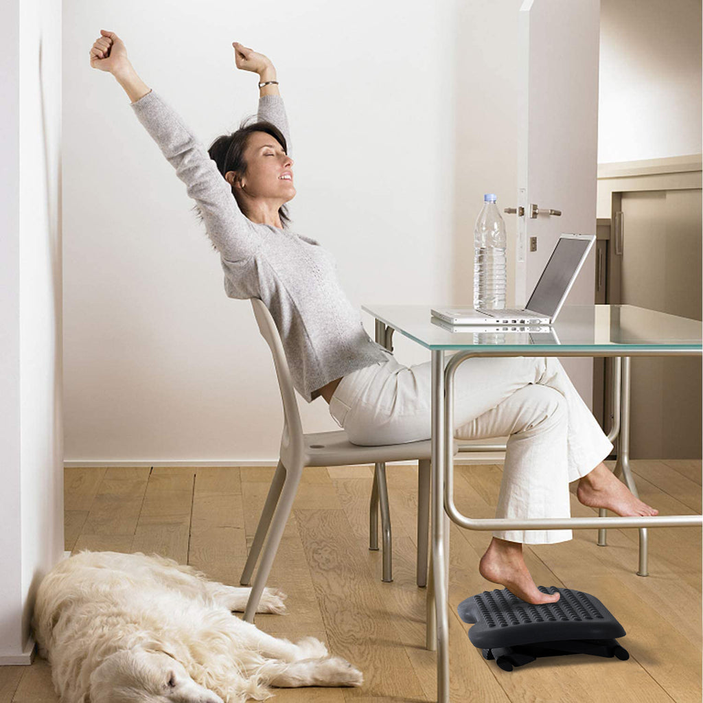 Repose-pieds de bureau, repose-pieds ergonomique, angle ajustable 30°, hauteur ajustable à 3 positio – product image 9 | SeeMyMails Marketplace