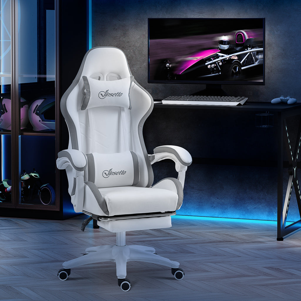 Chaise gaming fauteuil gaming ergonomique avec dossier inclinable à 135° et soutien lombaire, 65 x 6 – product view 9 | SeeMyMails Marketplace