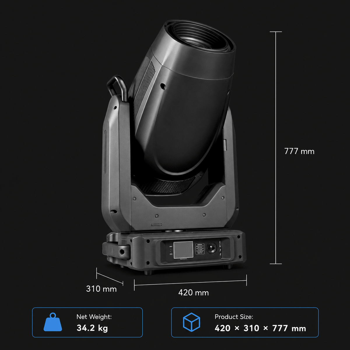 F17 CMY Framing LED Moving Head Profile Light 800W/1000W for Stage – product image 3 | SeeMyMails Marketplace