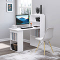 Bureau informatique, bureau avec rangement, 6 compartments ouverts, table d'ordinateur pour chambre, | SeeMyMails Marketplace