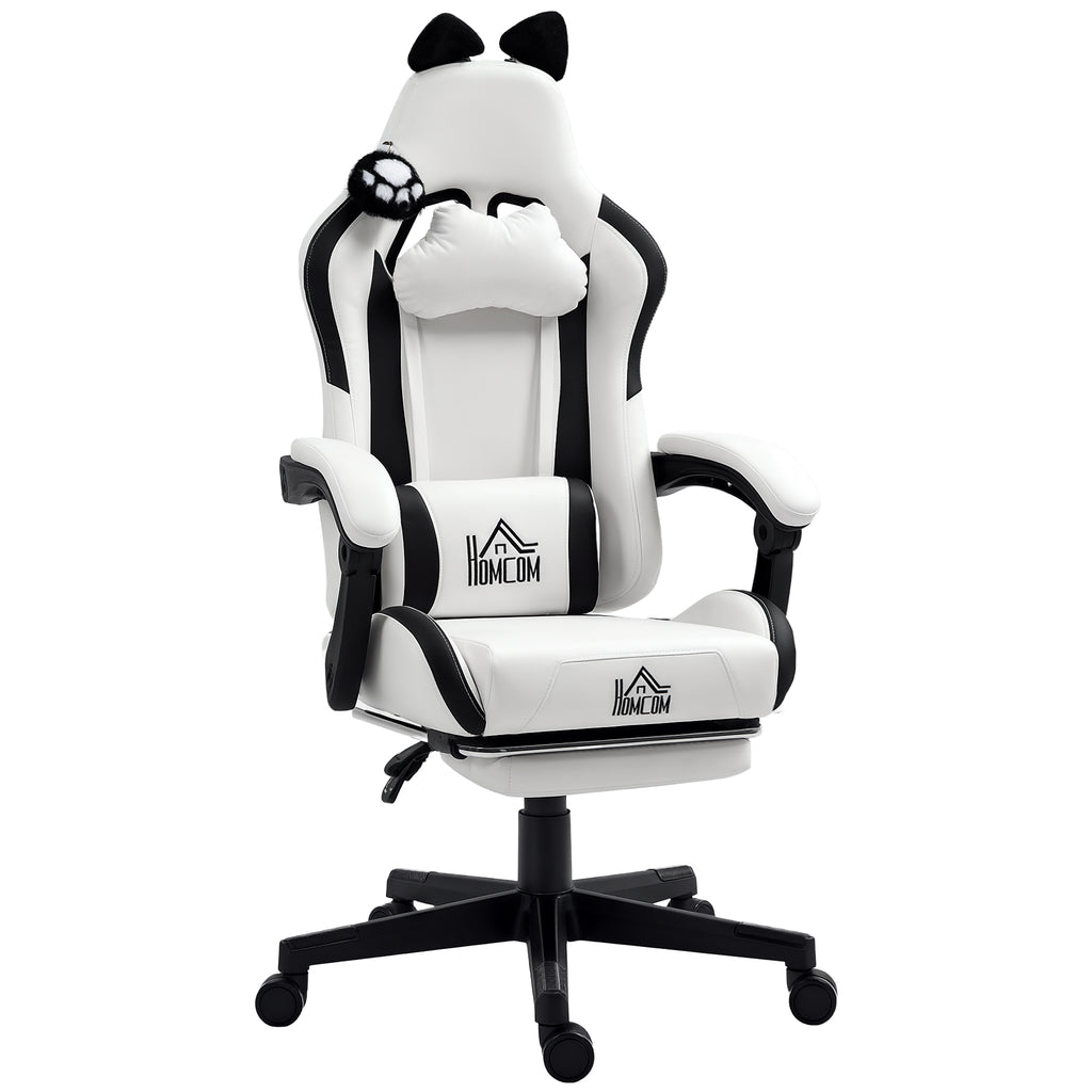 Chaise gaming ergonomique avec Oreilles de Chat, fauteuil gamer avec dossier inclinable, 65 x 62 x 1 – product view 9 | SeeMyMails Marketplace